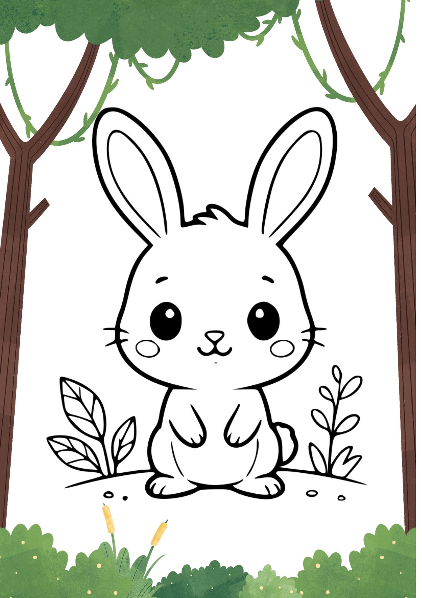 Wild & Sweet Woodland Wonders! Jungle & Zoo Animals Coloring Book