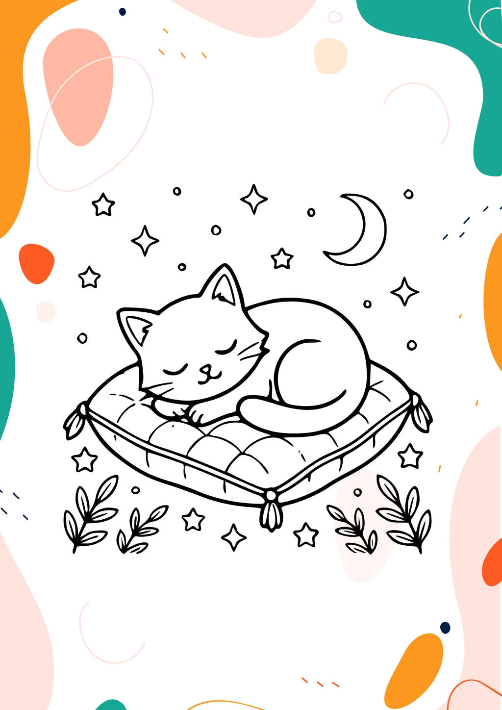A Mindful and Easy Animal Coloring Book for Relaxation