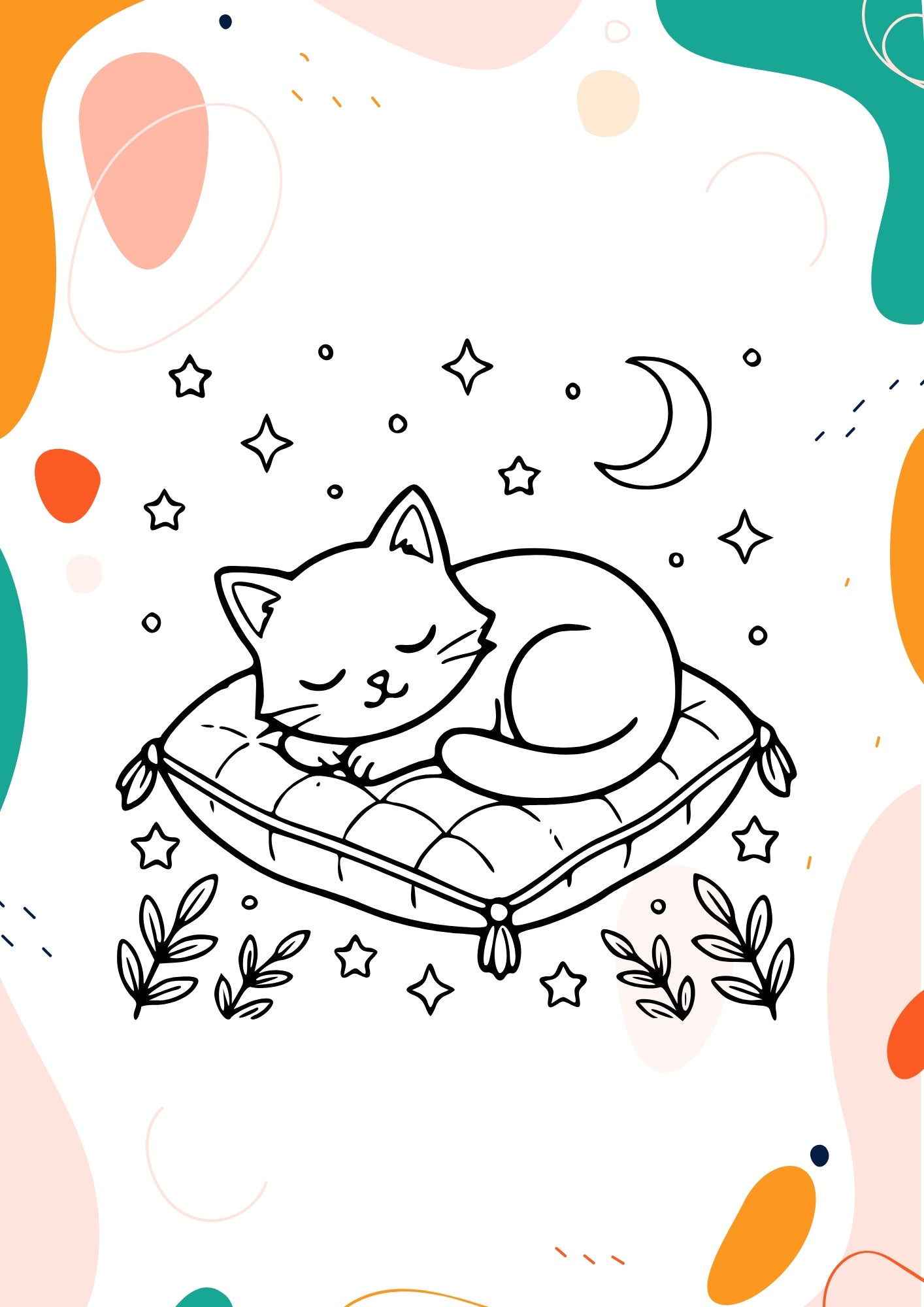 A Mindful and Easy Animal Coloring Book for Relaxation