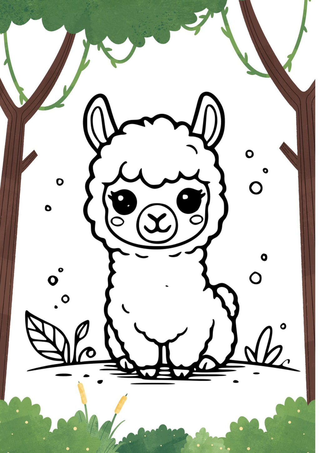 Wild & Sweet Woodland Wonders! Jungle & Zoo Animals Coloring Book