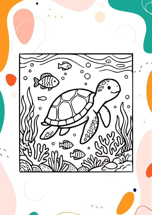 A Mindful and Easy Animal Coloring Book for Relaxation