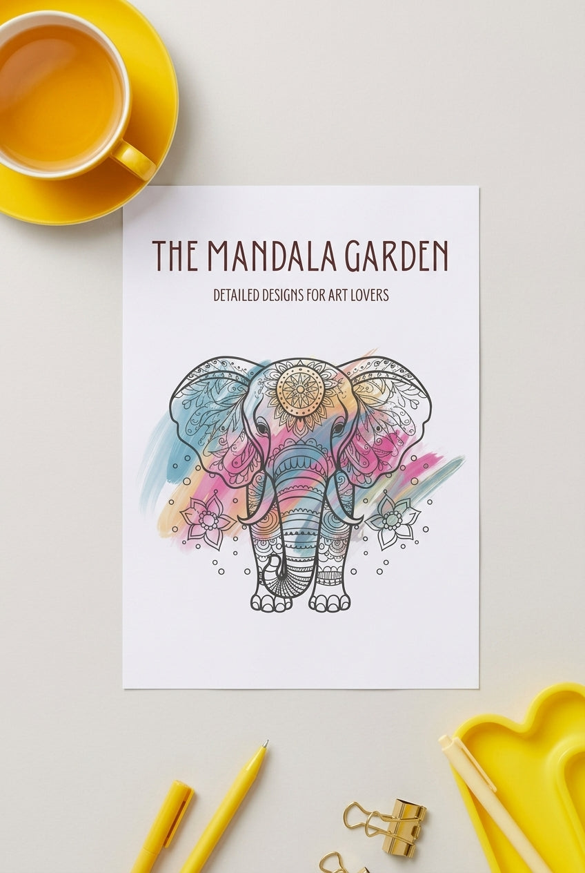 The Mandala Garden: Detailed Designs for Art Lovers